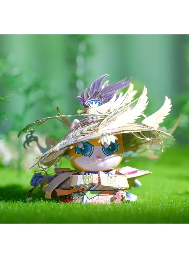 Colorful Warrior Cat DIY Metal Assembly Model Kit Handmade Decoration Gift - Image 4